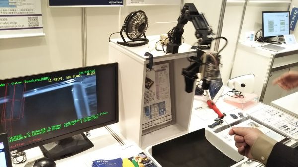 RZ/A2M Eva-Liteによる移動体トラッキングデモ